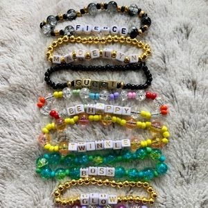 Custom bead bracelets